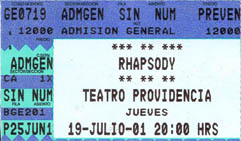 Rhapsody 2001-3