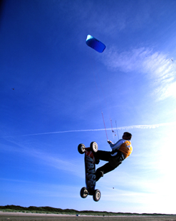 mountain board jump