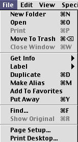File Menu