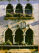 [ IMAGE: The fa�ade of the gothis palace (1473) in Porec ]