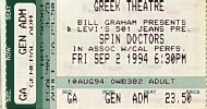 spin doctors, Greek Theater, UC Berkeley, Fri., 02 Sep 1994, 6:30pm