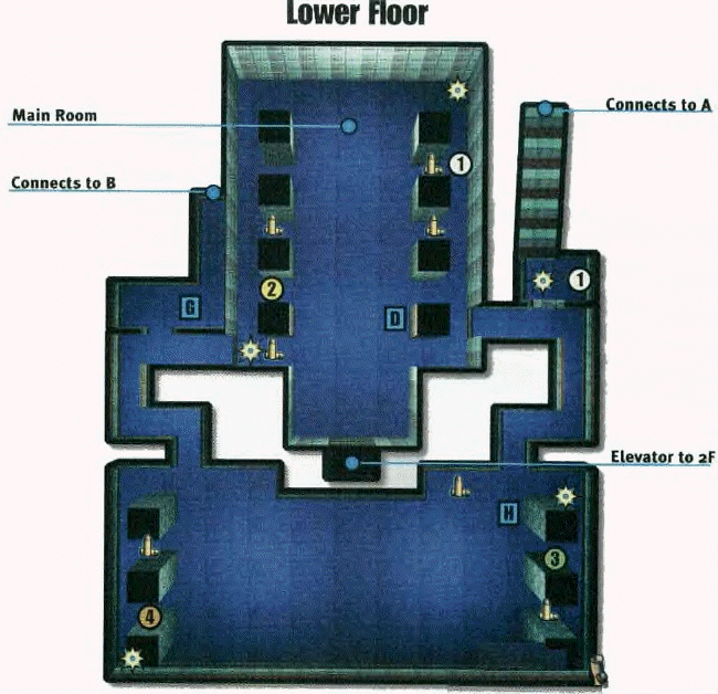 Lower Floor Map