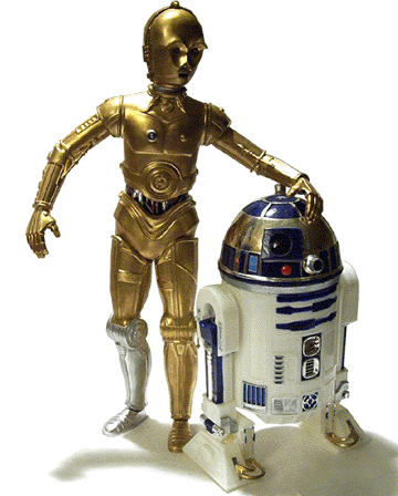 C-3PO and R2-D2 Model Kits