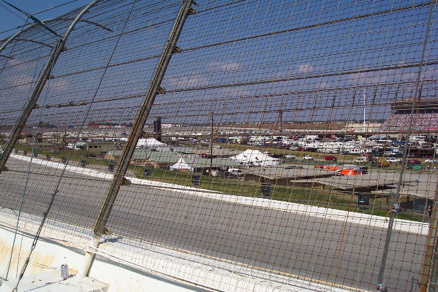 Our first view of the track