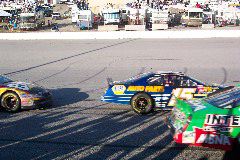 Final caution...only 15 laps left