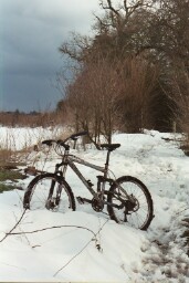 Tramping through snow