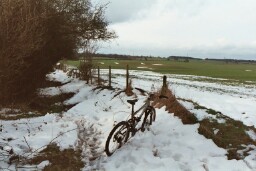 Parked up in the snow