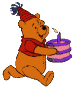 Pooh Birthday Cake