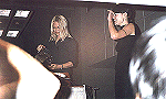 Jeri Ryan and Nicole DeBoer on stage