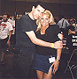 Me and Trish Stratus! (she wasn't a WWF superstar at the time we met)