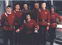 Leonard Nimoy (saw), George Takei (met twice), Walter Koenig (met twice), William Shatner, James Doohan (met), DeForest Kelley, Nichelle Nichols (saw twice)