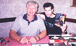 Me and David Prowse (the actor inside the ''Darth Vader'' costume in Star Wars...not the one who did the voice)
