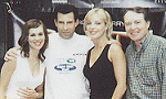 Me with Melinda Deines (''Juliet Street''), Jayne Heitmeyer (''Renee Palmer''), and Frank Moore (''Hubble Urick'') from Earth: Final Conflict