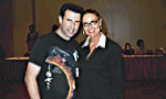 Me and Tracy Scoggins (''Captain Elizabeth Lochley'' on Babylon 5)