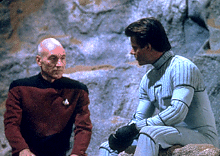 Father and son have a bonding experience