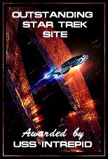 USS Intrepid's Outstanding Star Trek Site Award