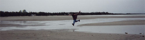 Me at Singing Sands, Bruce Peninsula, Ontario