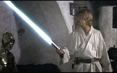 Luke Skywalker, fledgling Jedi