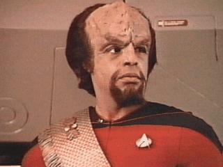 Worf Alone