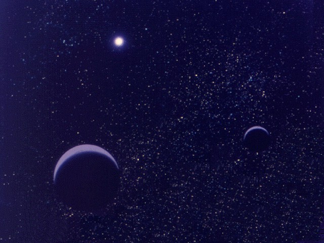 Ilustra��o de Plut�o e Caronte