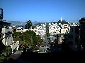 heading down Lombard St