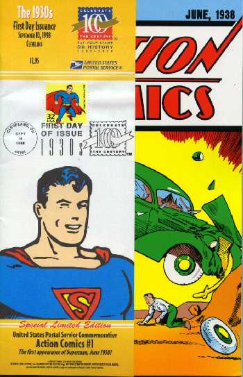 ACTION COMICS 1 POSTAL SERVICES CELEBRATION