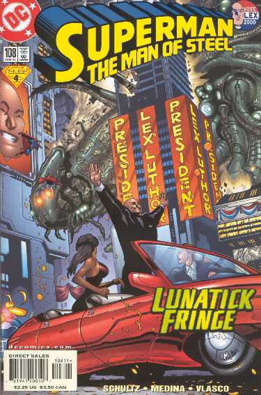 SUPERMAN THE MAN OF STEEL NO.108