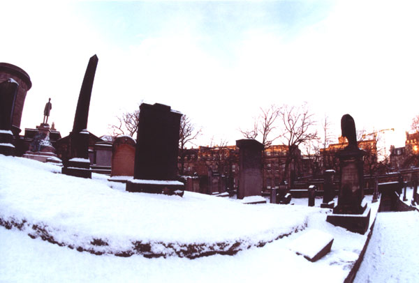 Cemetery near Calton Hill