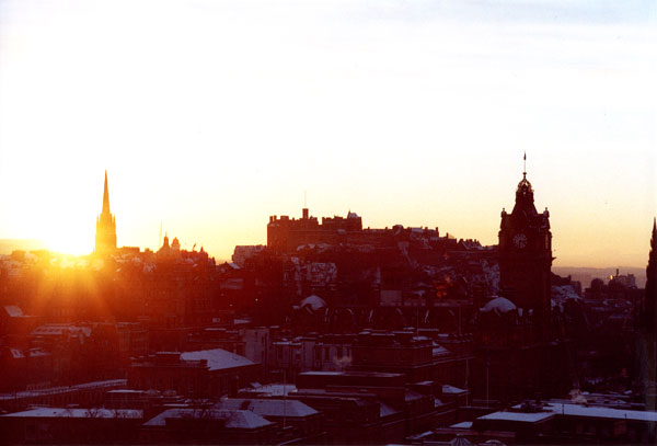 The Castle at sunset