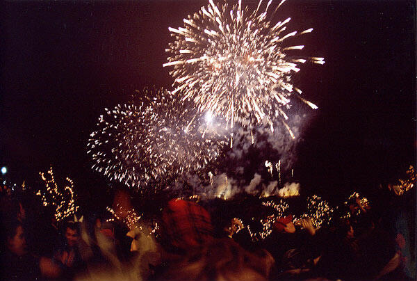 Fireworks above the Castle