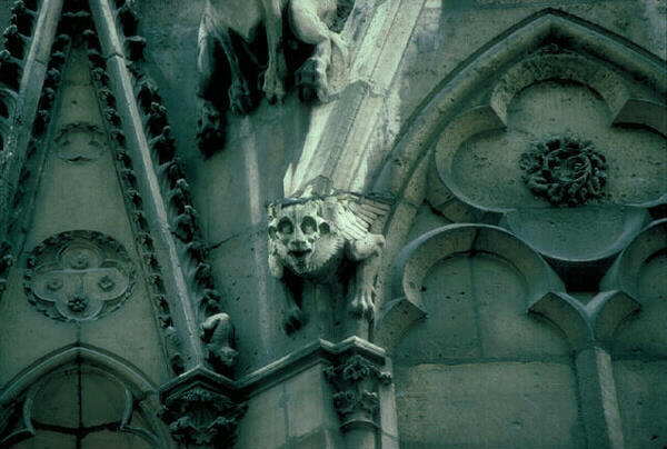 Carvings on Notre Dame