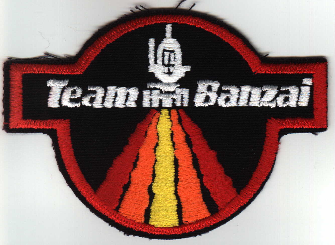 Team Banzai Jet Car logo, as seen as a decal onboard World Watch 1