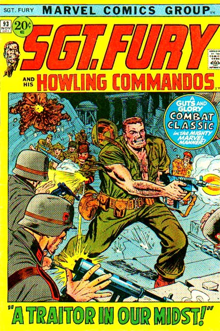 Sgt Fury # 93 - Nov 1971
- reprints Sgt Fury # 32 (but with the cover of # 33 !)