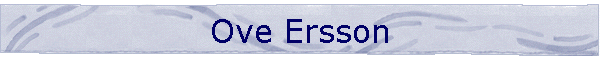 Ove Ersson