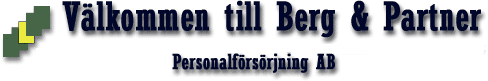 V�lkommen till Berg & Partner