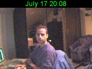 That's Peter ... Chatting with his wife on my 2nd PC ...