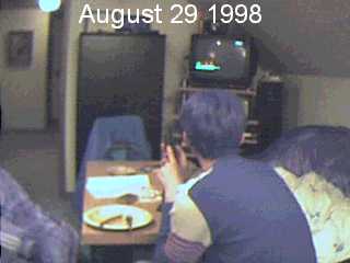 Again Yvonne but this time she is watching TV ...