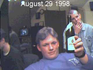 From the left to the right .... Peter, Me (Ralf), Thomas (also my neighbour)....