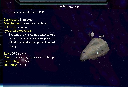 IPV-1 System Patrol Craft (SPC)