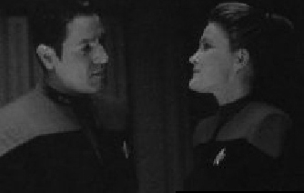 We're suffering from serious lip damage, so we're in Sickbay.