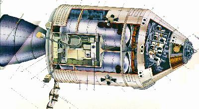 Apollo Command/Service Module Cutaway