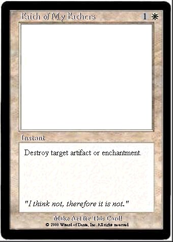 Faith of My Fathers: copy of Disenchant