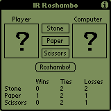 Roshambo opening screen