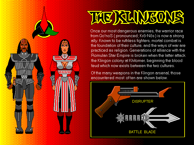 The Klingons (from UFC DataBase)