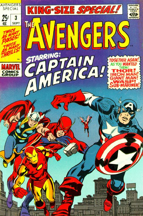 Avengers King-Size Special # 3 - Sep 1969