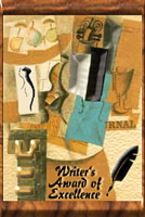 Harmonie's Writer's Award of Excellence