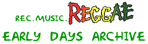 rec.music.reggae early days archive