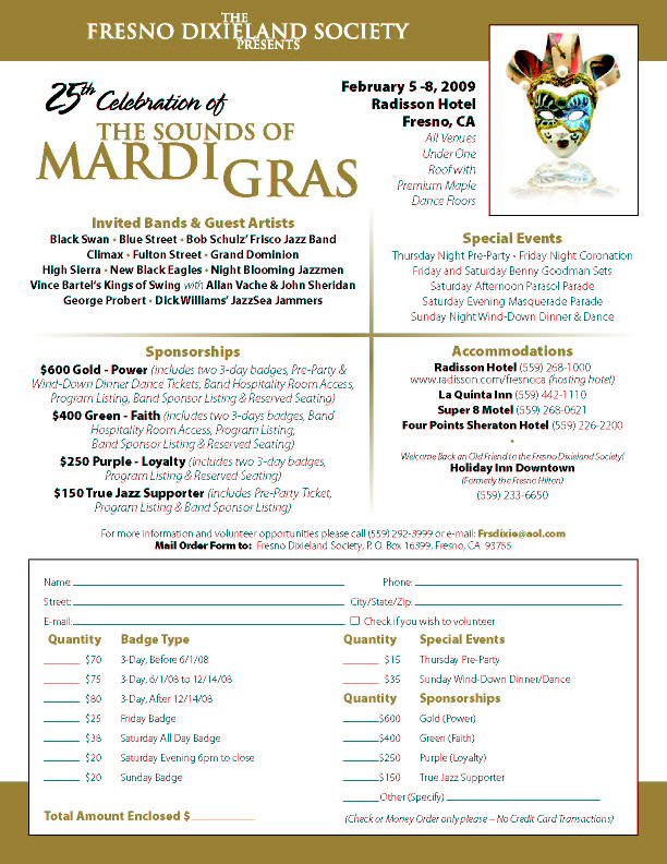 Mardi Gras Flyer