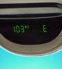 Truck temperature.. it hit 105.