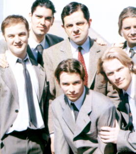 Boyzone and Mr. Bean